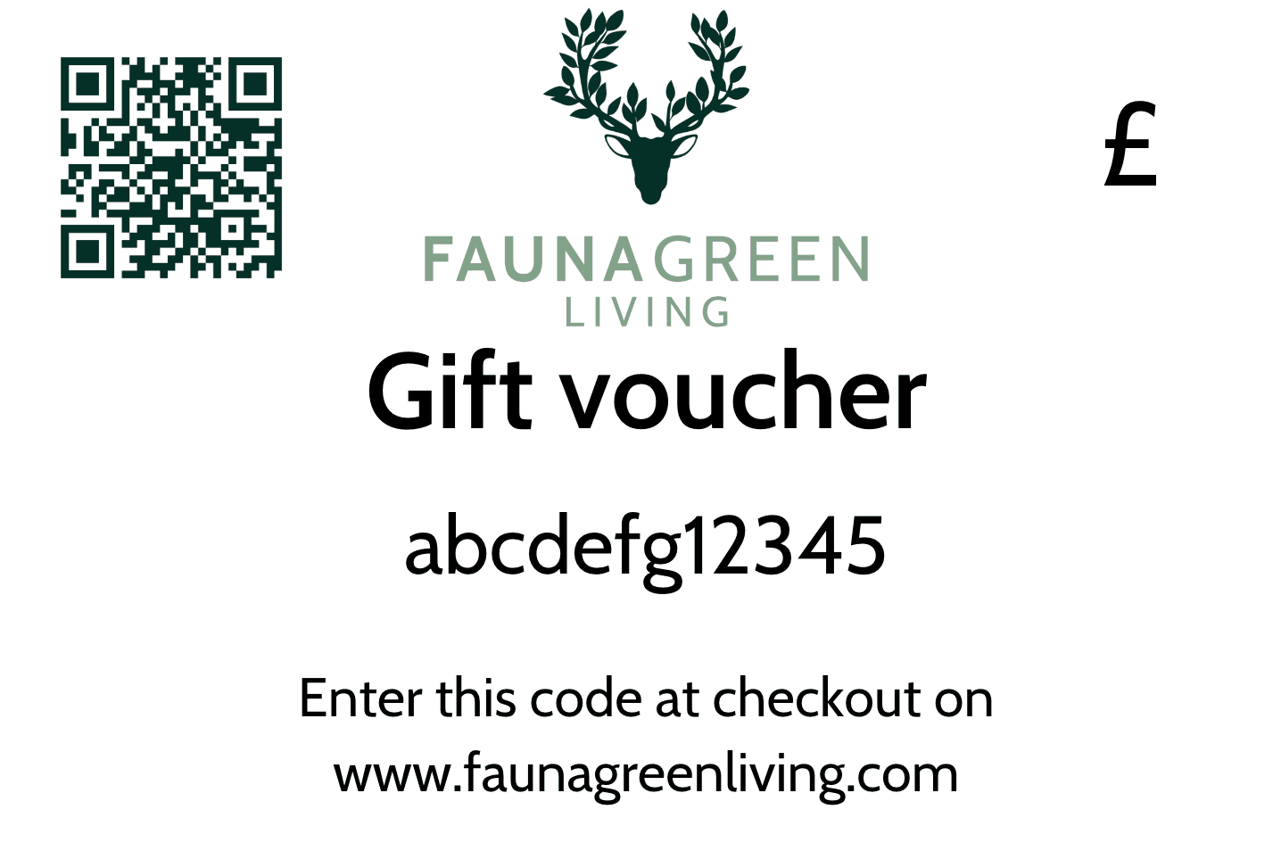 Fauna Green Living Gift Card